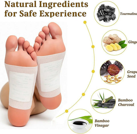 Kinoki Foot Pads – 10 Premium Natural Patches
